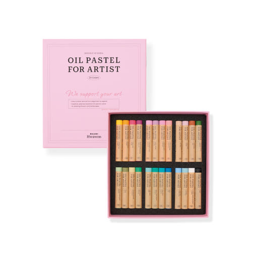 [hwawon] Soft Oil Pastel 1ea (24Colors)